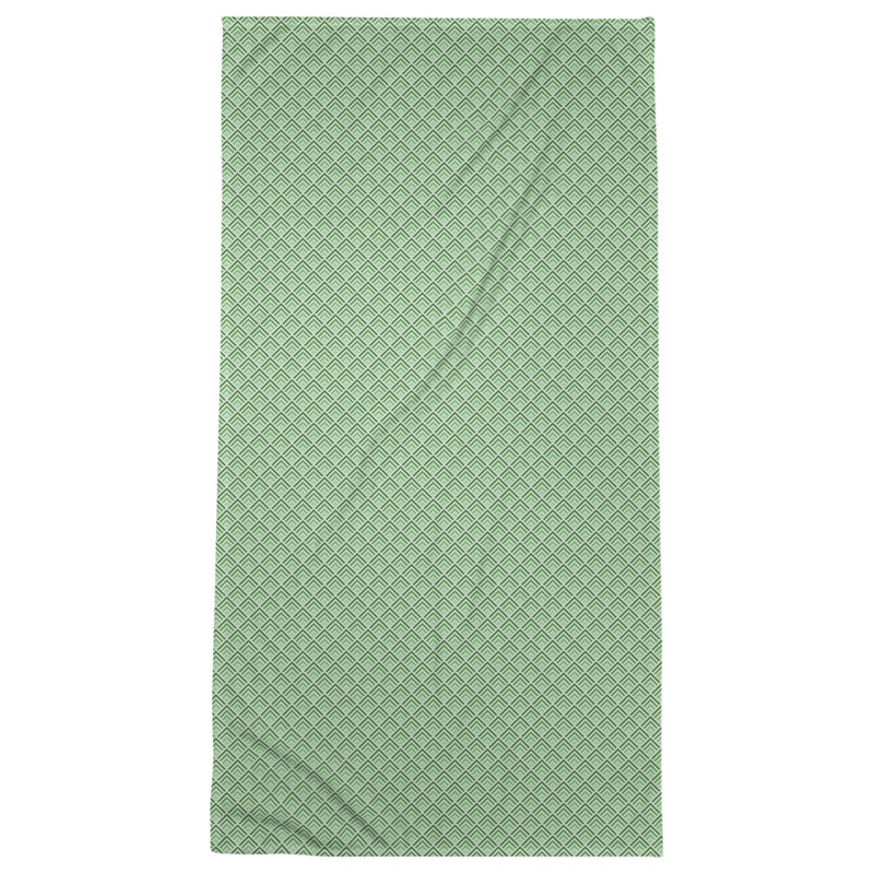 Katelyn Elizabeth Cotton Blend Bath Towel, Green/White