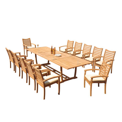 Rectangular 8 - Person Teak Dining Set