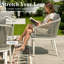 Rectangular Outdoor Dining Table , 160cm W 98.3cm D-1801454698