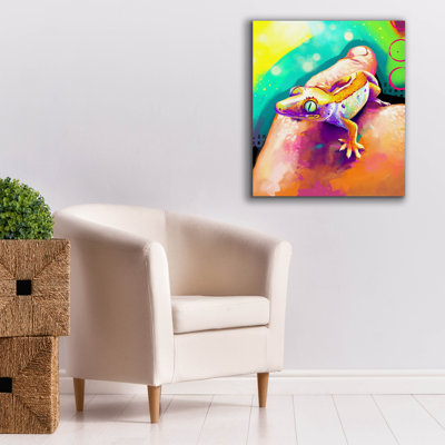 «Pop Art Lézard» par Furbaby Affiliates, art mural sur toile