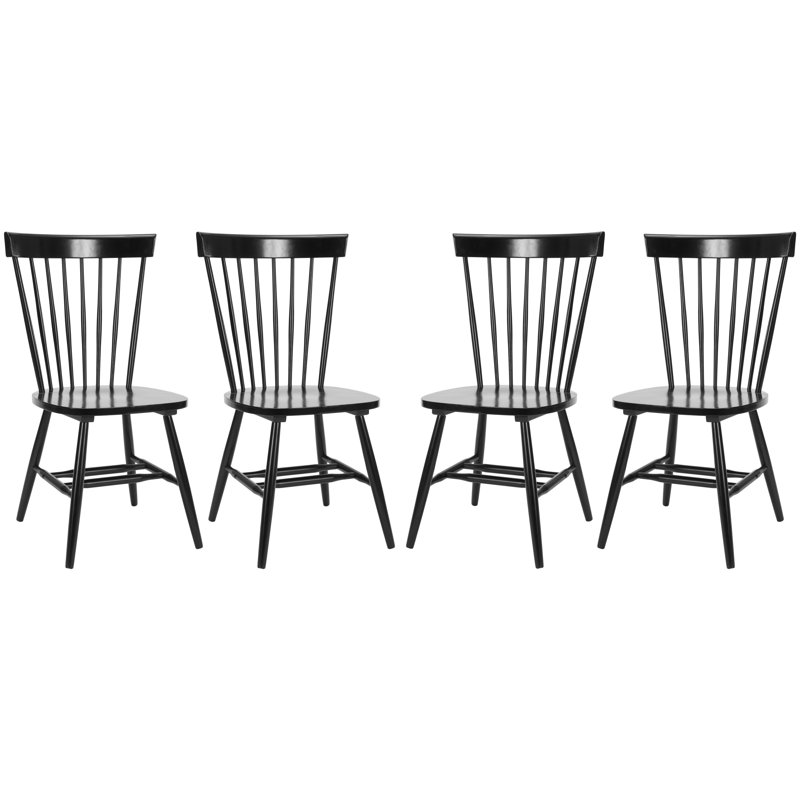Chaise d'appoint Matanna, Noir, 4