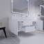 Ensemble de meuble-lavabo mural simple 59 po Babajide-239909891