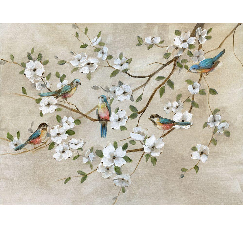 Art sur toile tendue Red Barrel Studio® Nan Gallery: Birds of a Feather