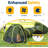Outdoor Cat Enclosures 3-in-1 Portable Catio with Cat Tent, Tunnel, Playhouse