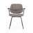 19'' H Fabric Upholstered Metal Armchair-99331619