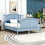 Lit plateforme Farmhouse avec tête et pied de lit et pieds de support-133591391-133591393