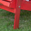 Chaise Adirondack pliante en bois massif pour l'extérieur Philbrick-1004122329