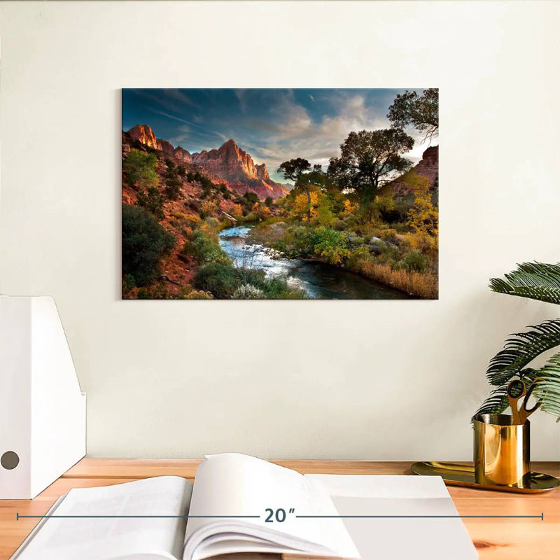 Paysage d'Alvord Zion, H 8 po x l 12 po