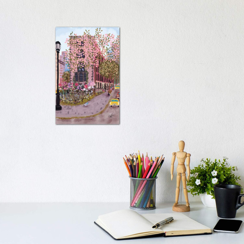 East Village by Joy Laforme - Wrapped Canvas Painting, 20.32 cm H x 30.48 cm W