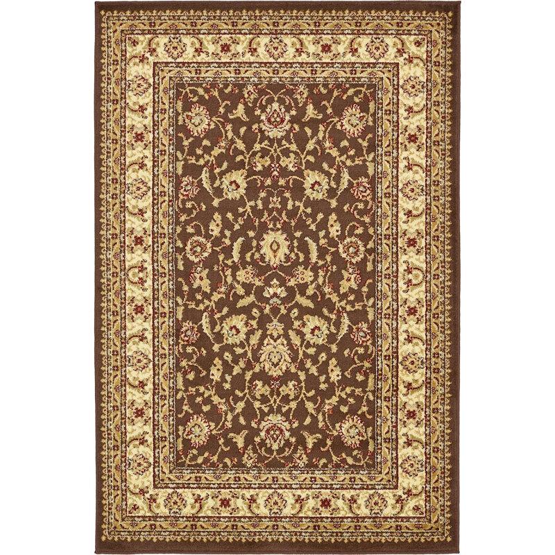 Tapis oriental Niles, Crème, Rectangle 3 pi 3 po x 5 pi 3 po