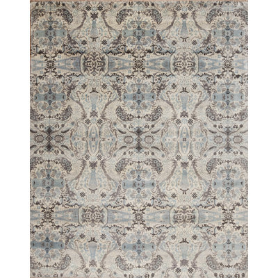 European Hand Knotted Wool Area Rug