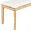 Ensemble de table de salle à manger vintage extensible pour 6 personnes avec 4 chaises et banc, ensemble de table de cuisine rustique de 59 à 72 pouces avec finition patinée et pieds rétro sculptés