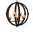 Amy-Lee 9 - Light Metal;Wood Lantern Geometric Chandelier-718656597