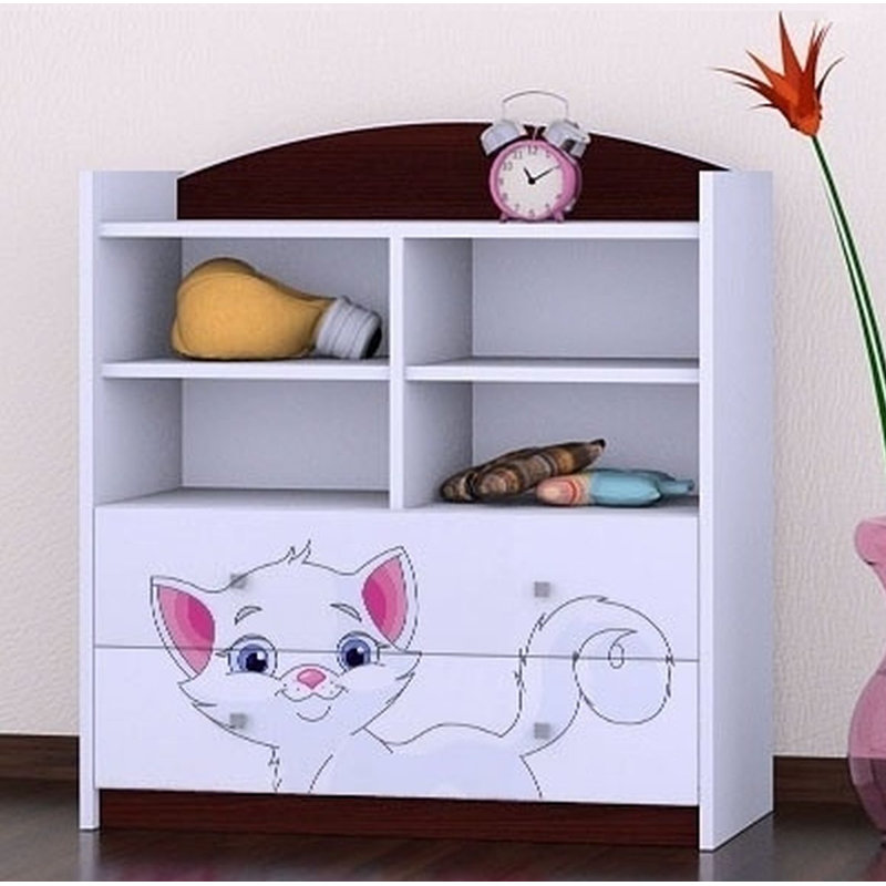 Liana 96cm H X 86cm W Kids Cube, Wenge
