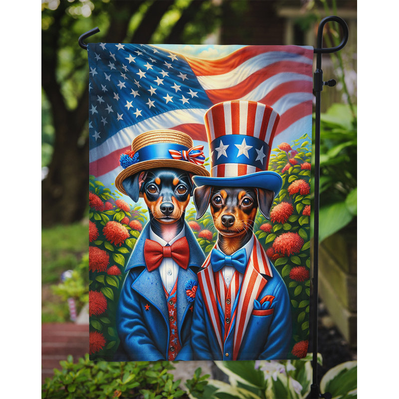 Drapeau All American Garden, Pinscher miniature