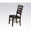 Ensemble de 2 chaises d'appoint en similicuir
