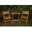 Gintas Outdoor 3 - Piece Teak Bistro Set