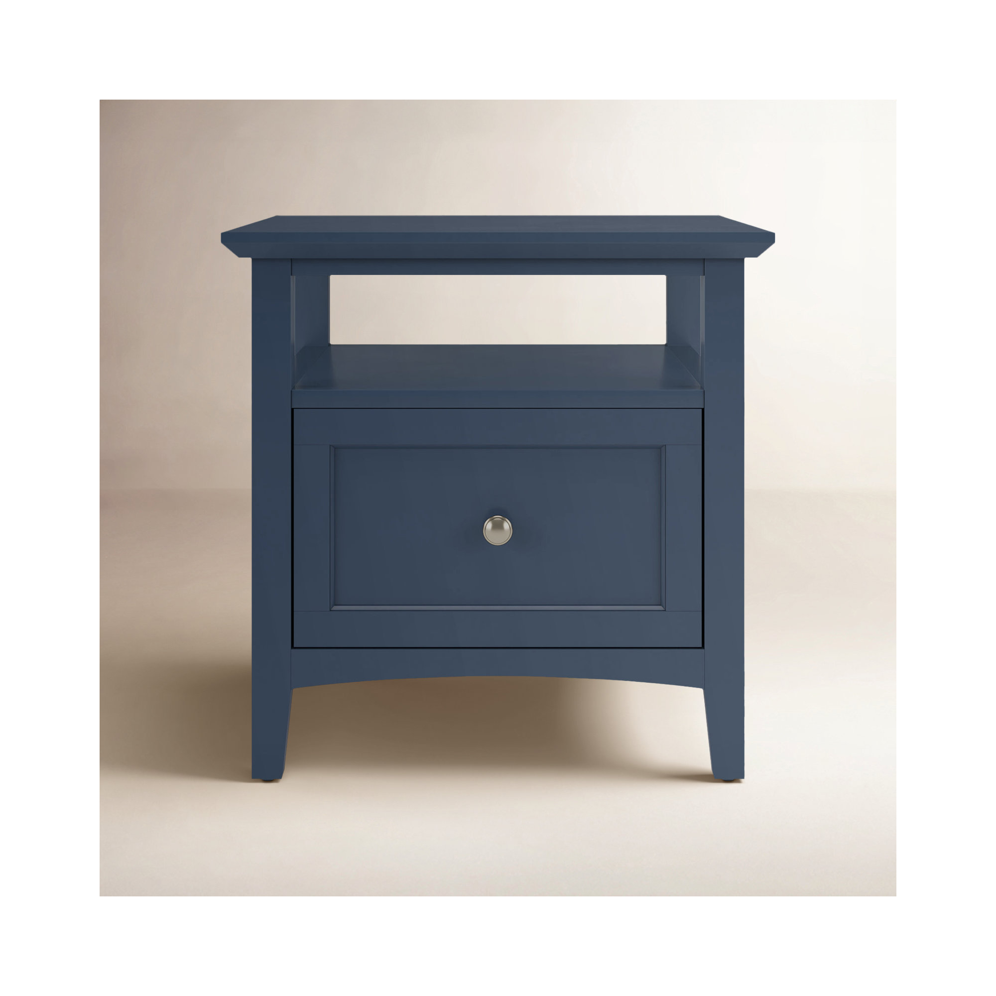 Renee Square End Table, Blue