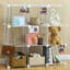 96cm H x 96cm W Metal Bookcase-1538484409