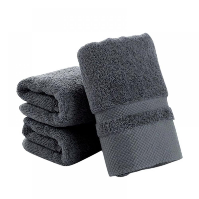 Serviette de bain en microfibre Andes, Bleu marine