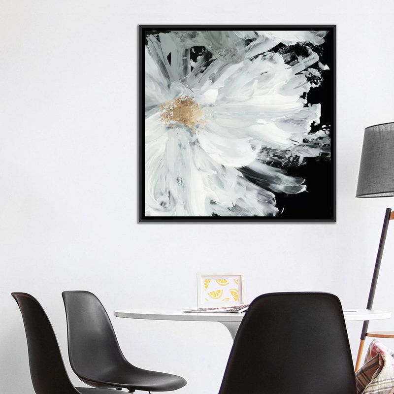 «Peony», reproduction sur toile, H 37 po x l 37 po x P 1,5 po, Toile tendue, Pas de tapis