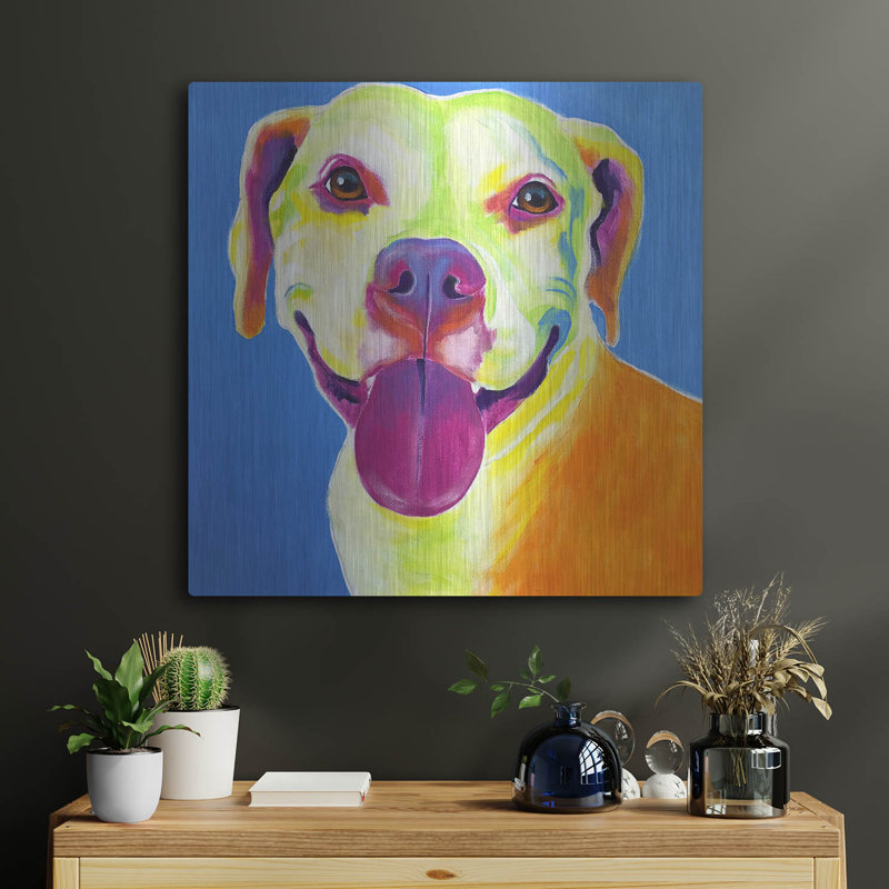 «Pit Bull - Daisy» par Dawg Painter, H 24 po x l 24 po