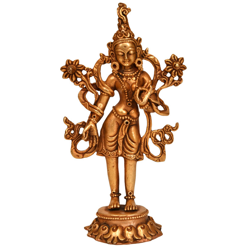 Figurine Tara bouddhiste tibétaine debout