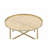 Mithea Oak & Gold Finish Coffee Table