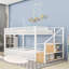 Lit superposé simple en métal avec tablettes-912242215