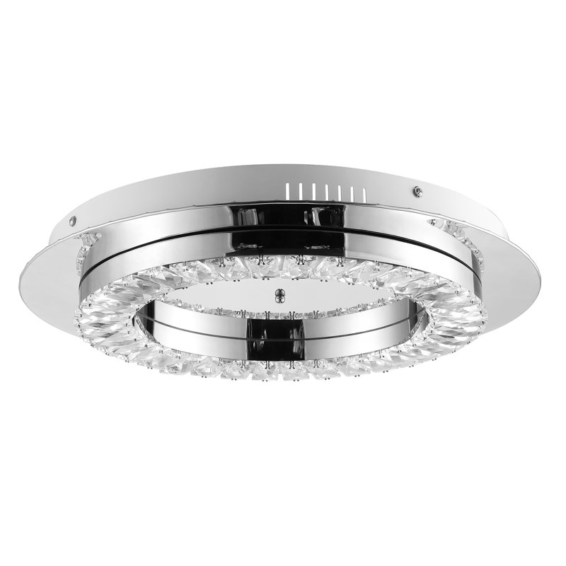 Markham LED Flush Mount, 2.75" H x 18" W x 18" D