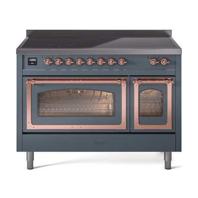 ILVE Nostalgie II Noblesse 48 dans la gamme d'induction, 6 éléments d'induction (porte en verre)