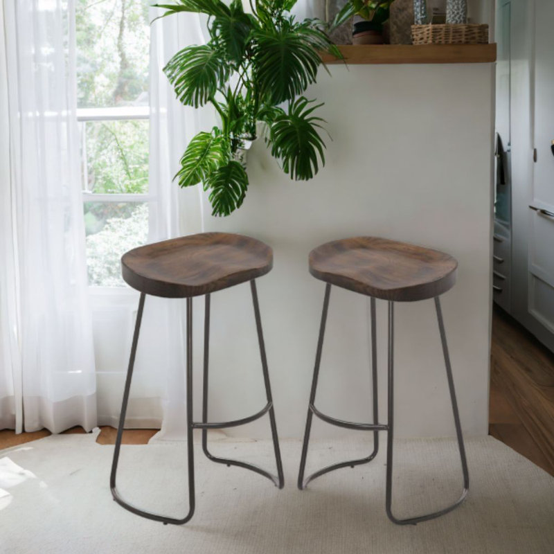 Ensemble de 2 tabourets Banjul