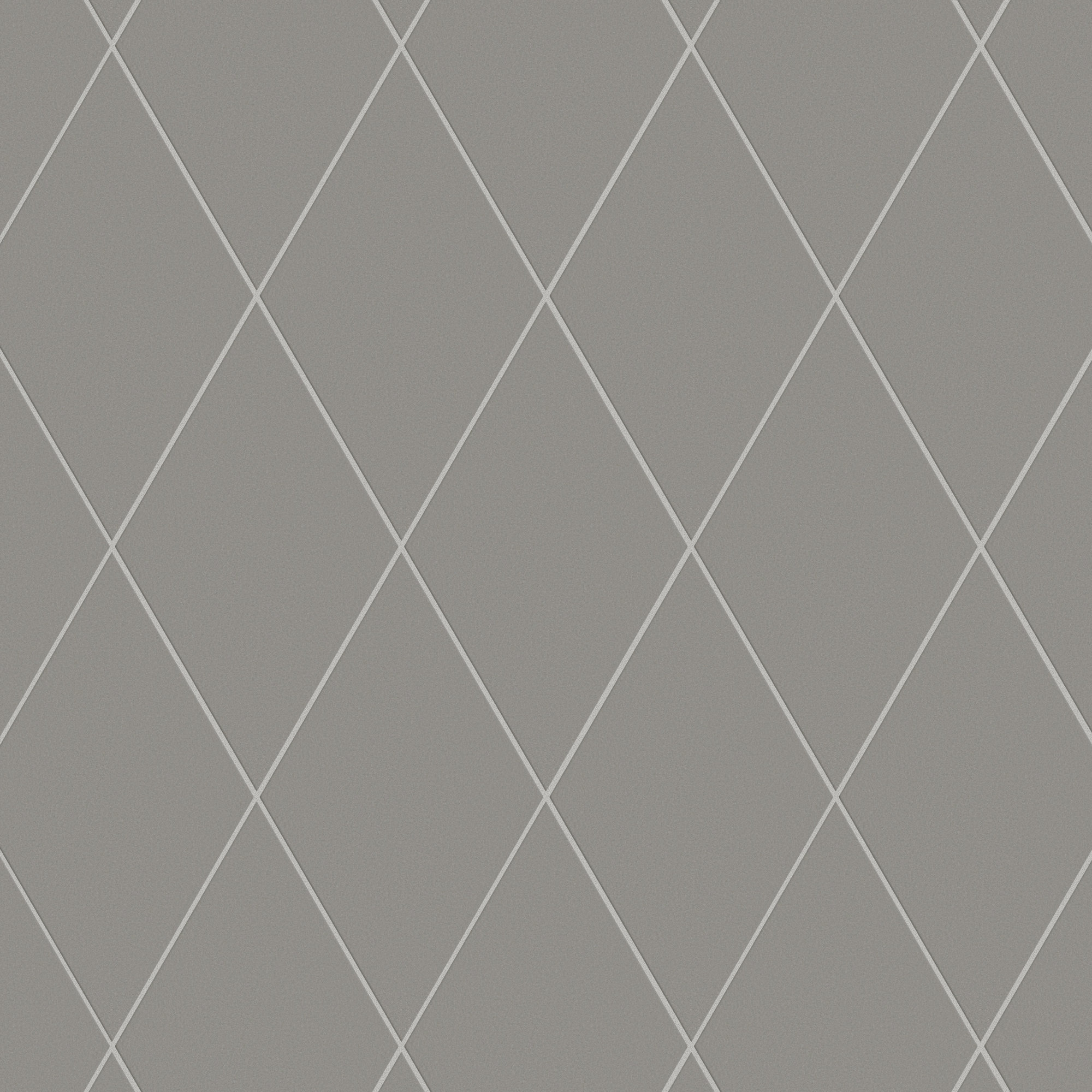 Rhombus Smooth 6" x 10" Porcelain Wall & Floor Tile, Dark Gray