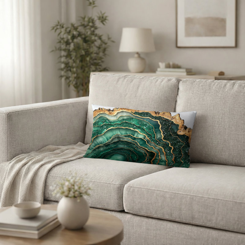 Coussin Crystals, H 12 po x l 20 po