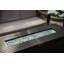 Table de foyer d'extérieur au propane 57 po 57 po, aluminium, table de salle à manger avec foyer 50000BTU avec couvercle, verre à feu, rectangulaire, certification ETL, pour terrasse de jardin-moka-1204652060