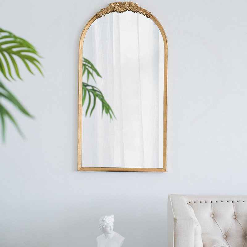 Miroir Langosta, 53 po x 27,5 po, Doré