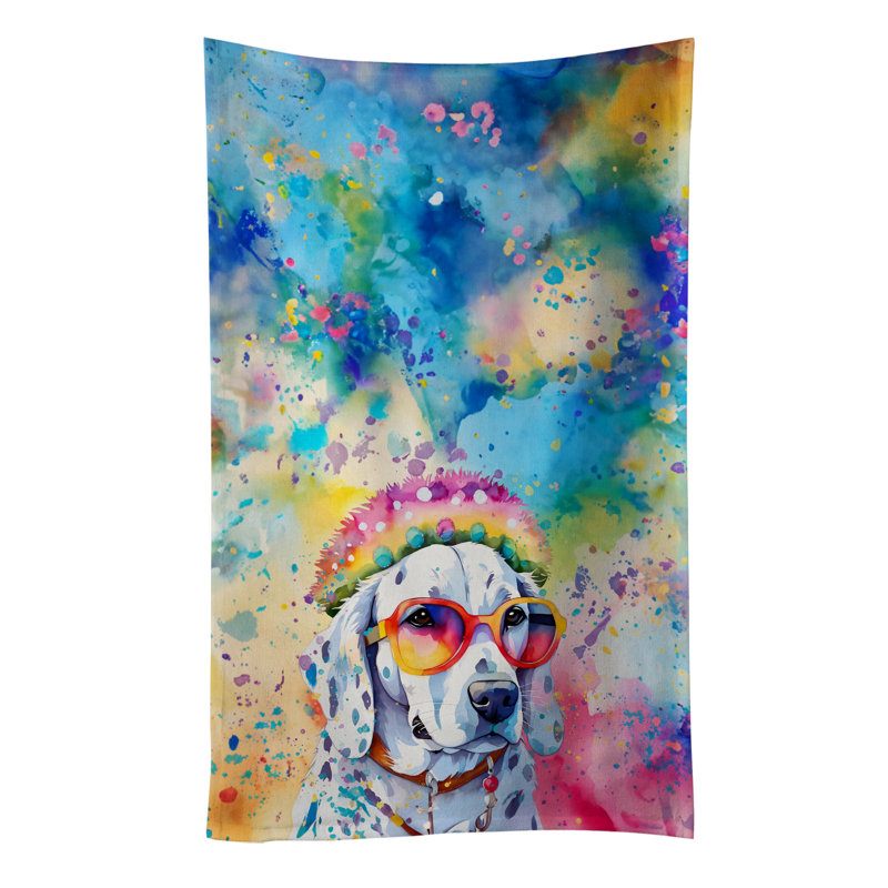 Serviette de cuisine Dalmatian Hippie Dawg