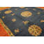 Antique Peking Chinese Floral Blue, Red 1930s Rug