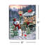 Mini fond de chevalet chocolat chaud 8x6
