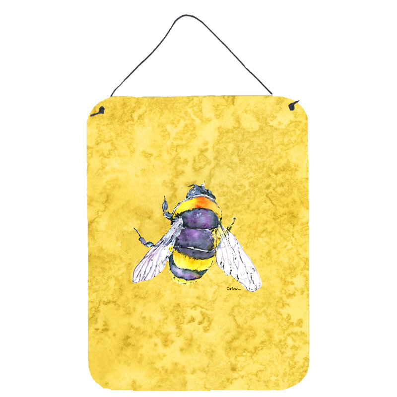 " Bee ", 16" H x 12" W x 0.02" D