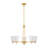 Kohlman 5-Light Chandelier in Warm Brass-1060376523-1060376526