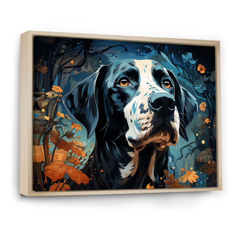 «Dalmatian Dream III», reproduction sur toile, Cadre naturel flottant, H 12 po x l 20 po x P 1 po