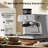 20 Bar Espresso Machine with Grinder & Milk Frother, 75 Oz Stainless Steel Water Tank - Perfect for Cappuccino & Latte