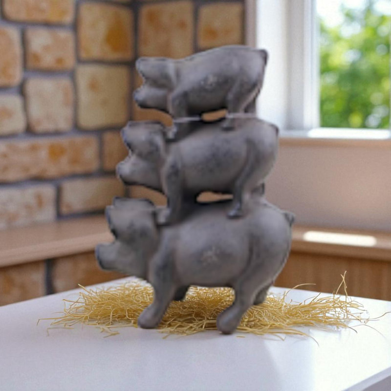Cast Iron Pig Door Stop