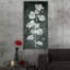  «Botanical Inversion» par Svetlana Aleynikova, art mural en verre acrylique, 24 po x 48 po