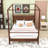 Canopy Bed Frame with Creative 4-Post Design-258627812