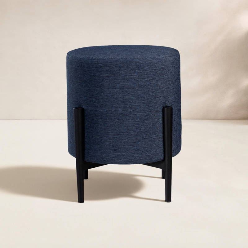 Pouf Outdoor Ottoman, Indigo
