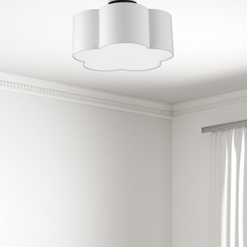 Plafonnier encastré 3 lumières Charysse, Blanc, Noir mat