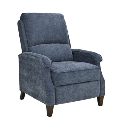  Upholstered 30.3'' Wide Push-Back Manual Single Recliner Chair for Living Room