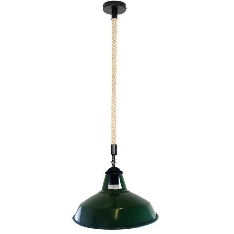Cates 1 - Light Dome Pendant, Green